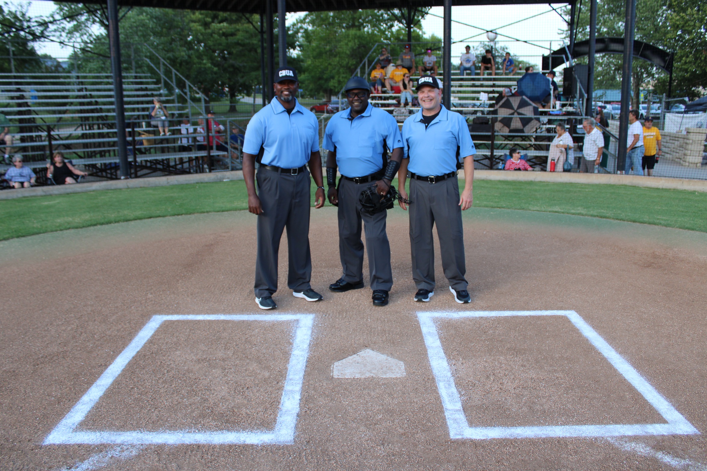 Umpires for the series Don Bauman Garland Stewart Paul Vann