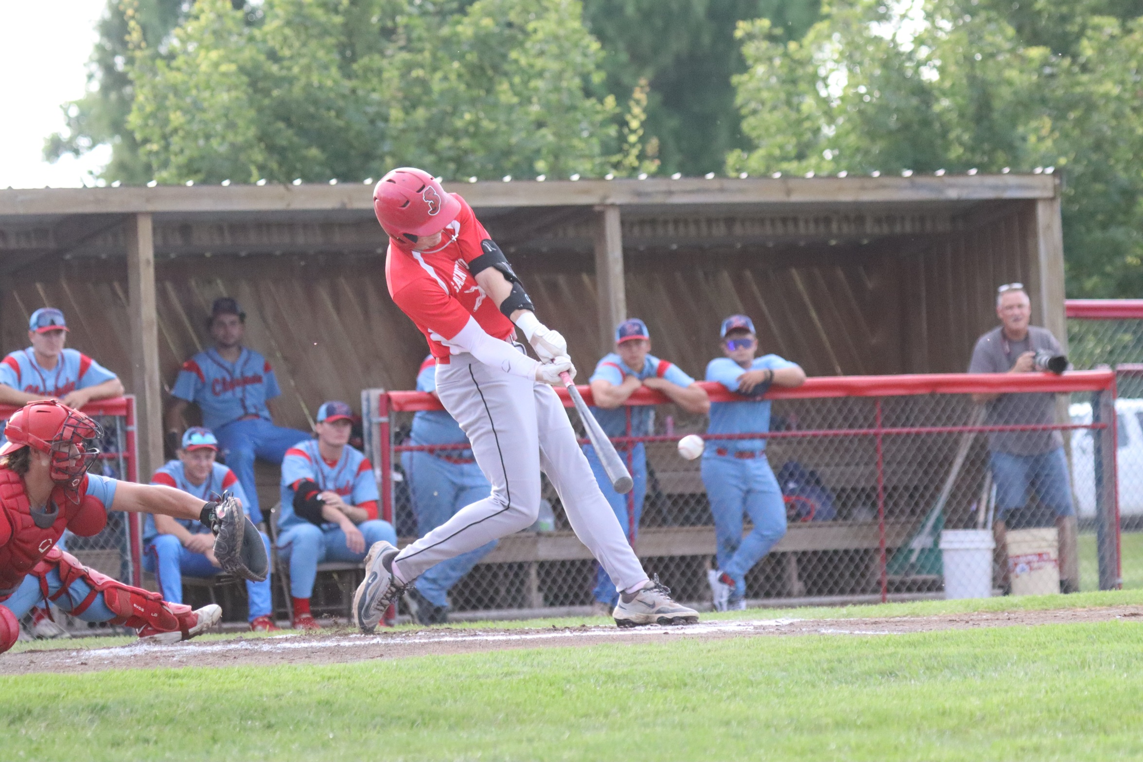 St. Joseph pounded out 15 hits in Thursday's win at Clarinda.